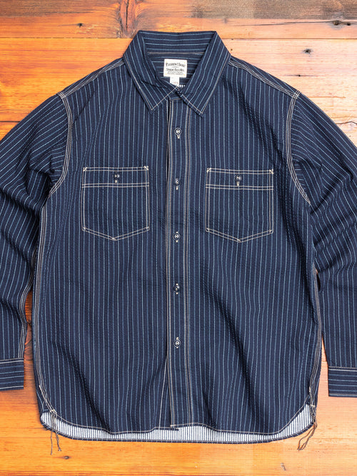 Wabash Button-Down Shirt in Navy