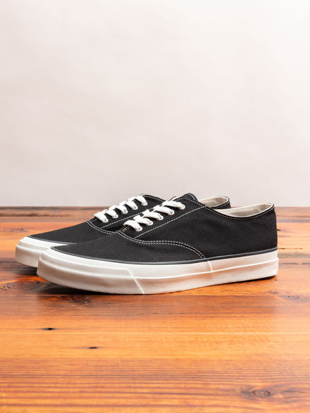Deck Canvas Sneaker in Black – Blue Owl Workshop
