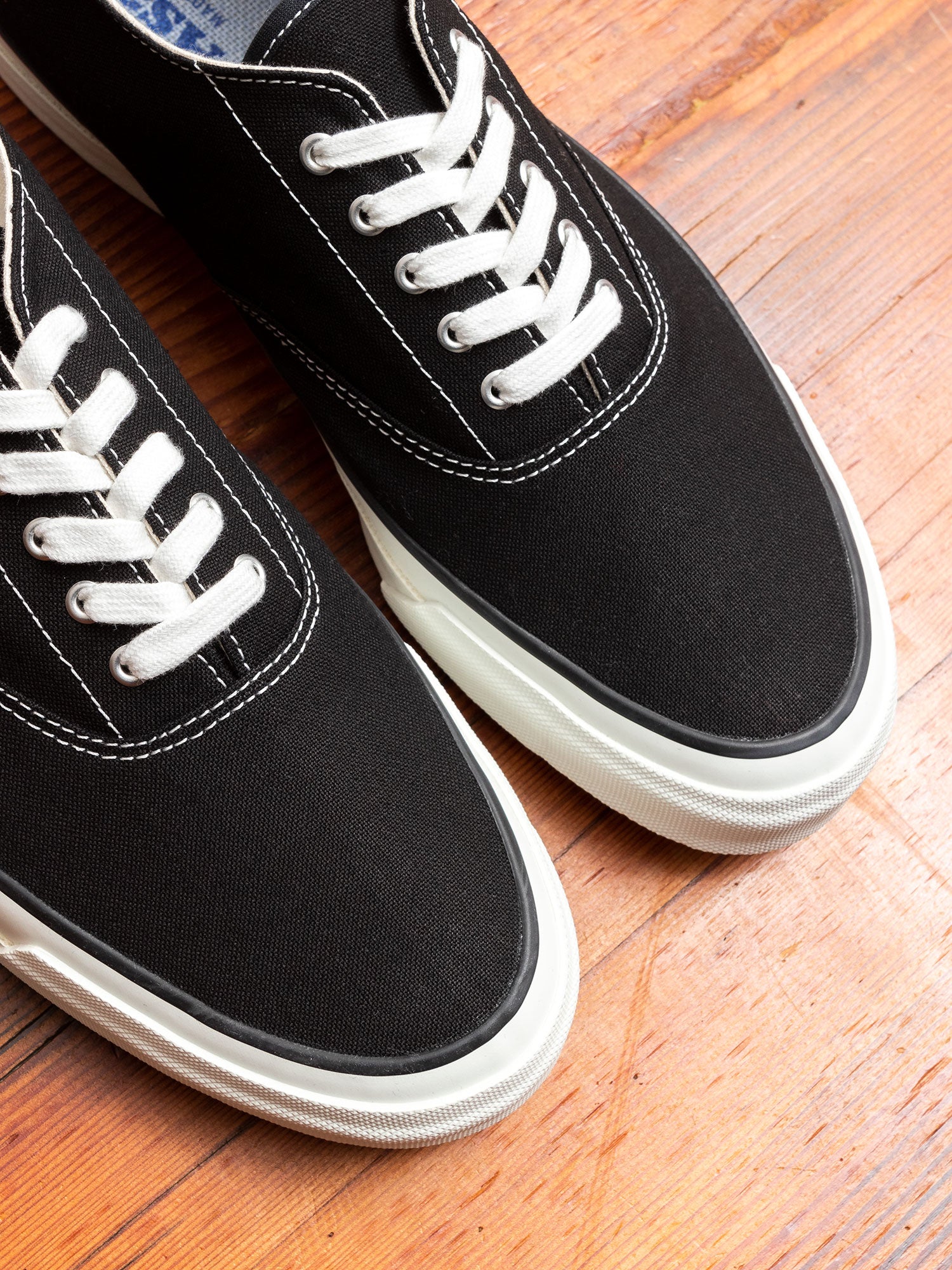 Deck Canvas Sneaker in Black – Blue Owl Workshop