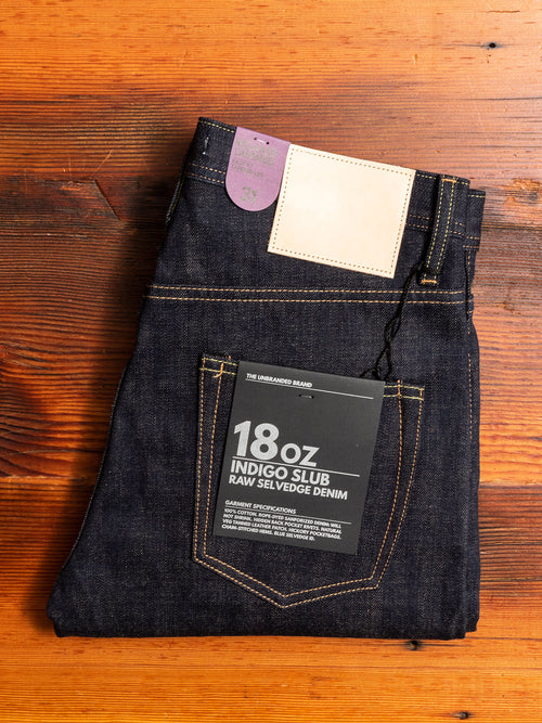 UB669 18oz Slub Selvedge Denim - Relaxed Tapered Fit