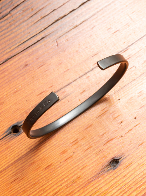 Metal Cuff in Matte Gunmetal