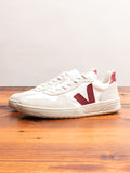 V-10 B-Mesh Sneaker in White Natural Marsala