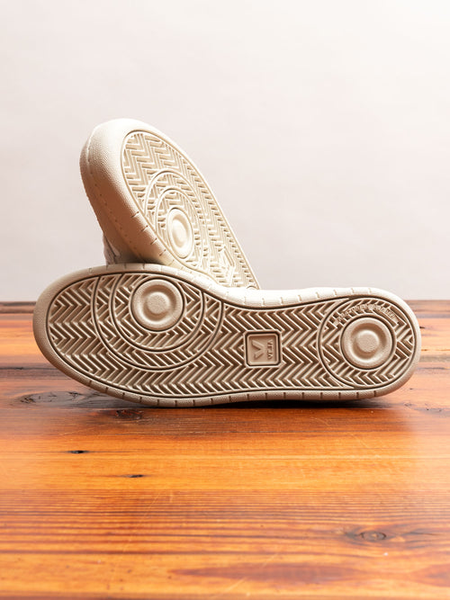 V-10 B-Mesh Sneaker in White Natural Pierre