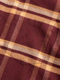 Sly Straight Hem Flannel in Pico Check