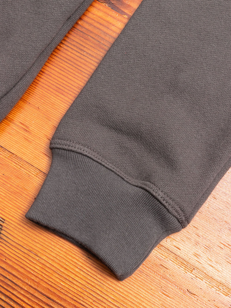 Oversized Crewneck Pullover in Charcoal