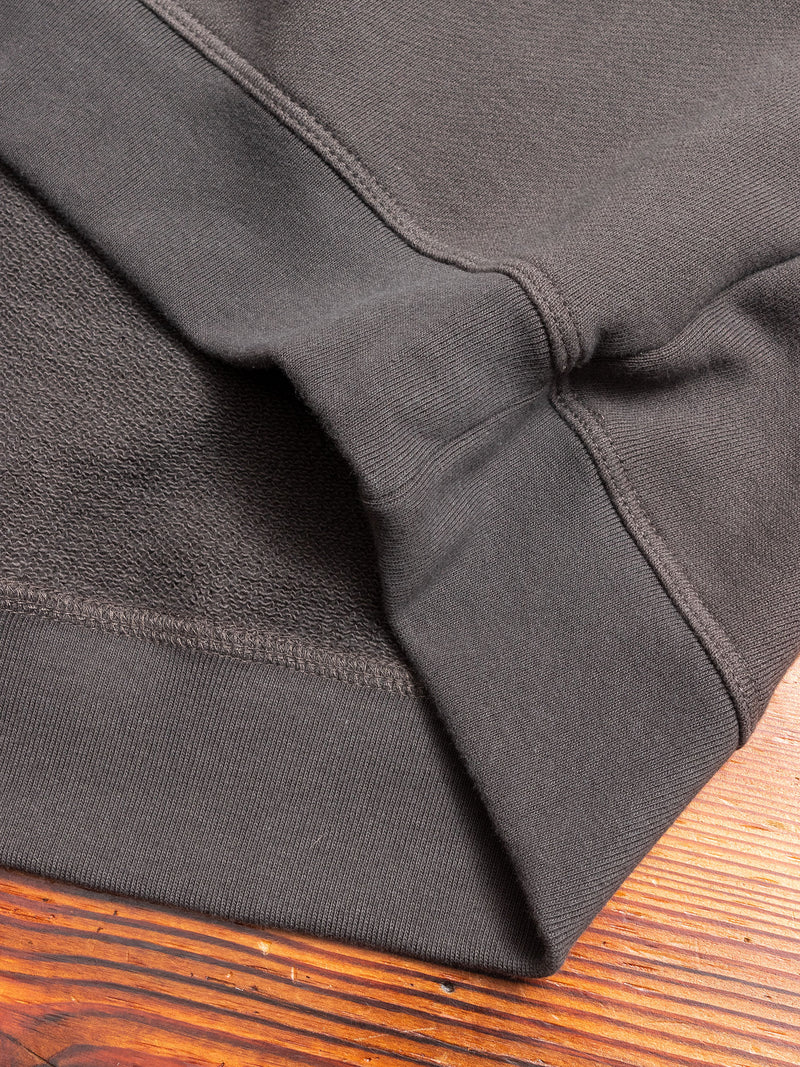 Oversized Crewneck Pullover in Charcoal