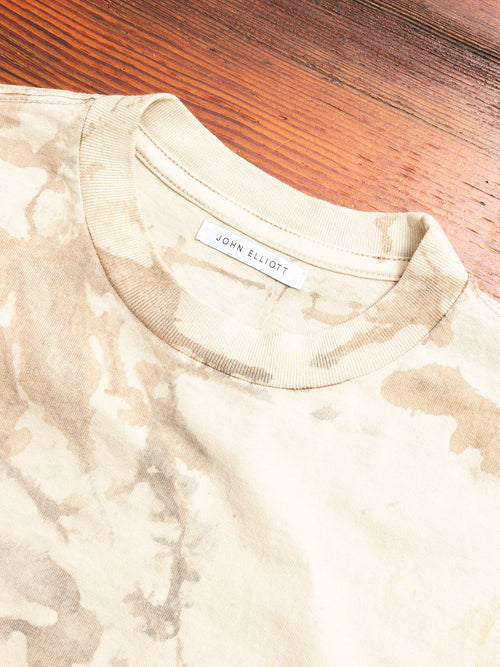 Long Sleeve University T-Shirt in Fossil Tie Dye