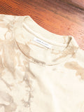 Long Sleeve University T-Shirt in Fossil Tie Dye