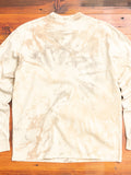 Long Sleeve University T-Shirt in Fossil Tie Dye