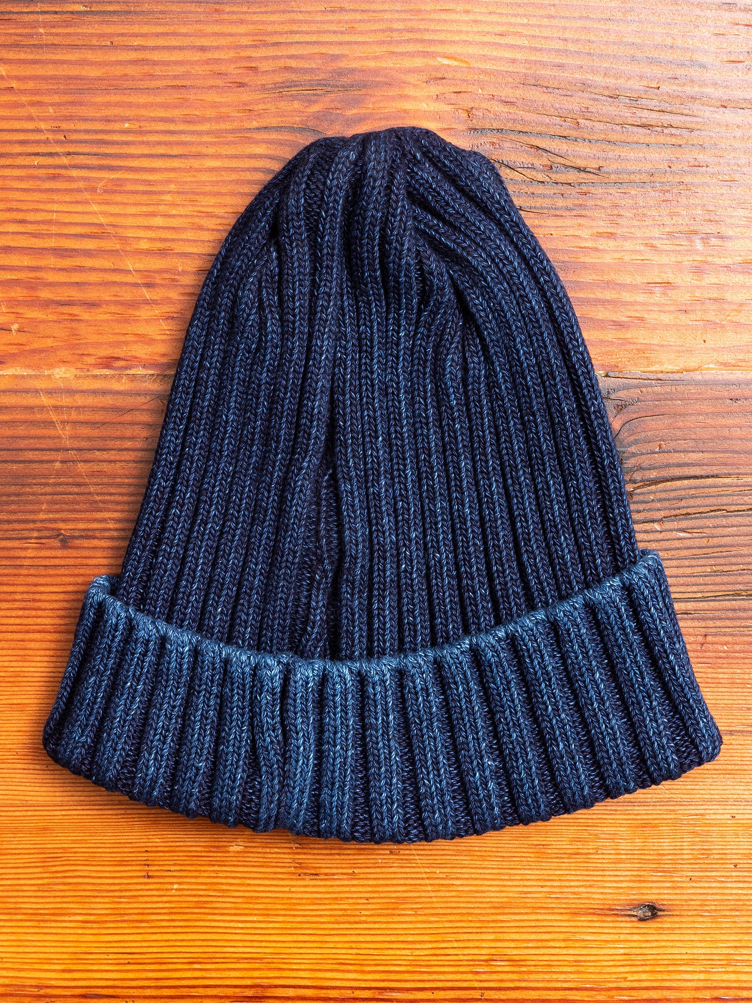 Knit Beanie in Dark Indigo – Blue Owl Workshop