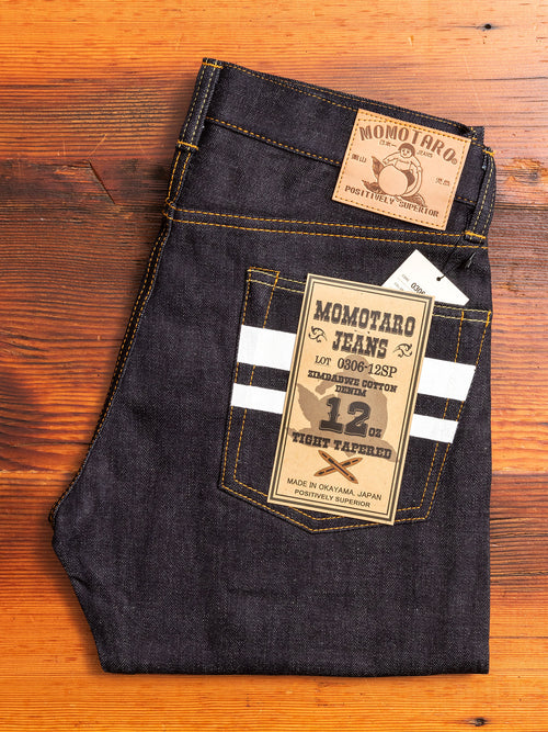 0306-12SP 12oz Selvedge Denim - Tight Tapered Fit