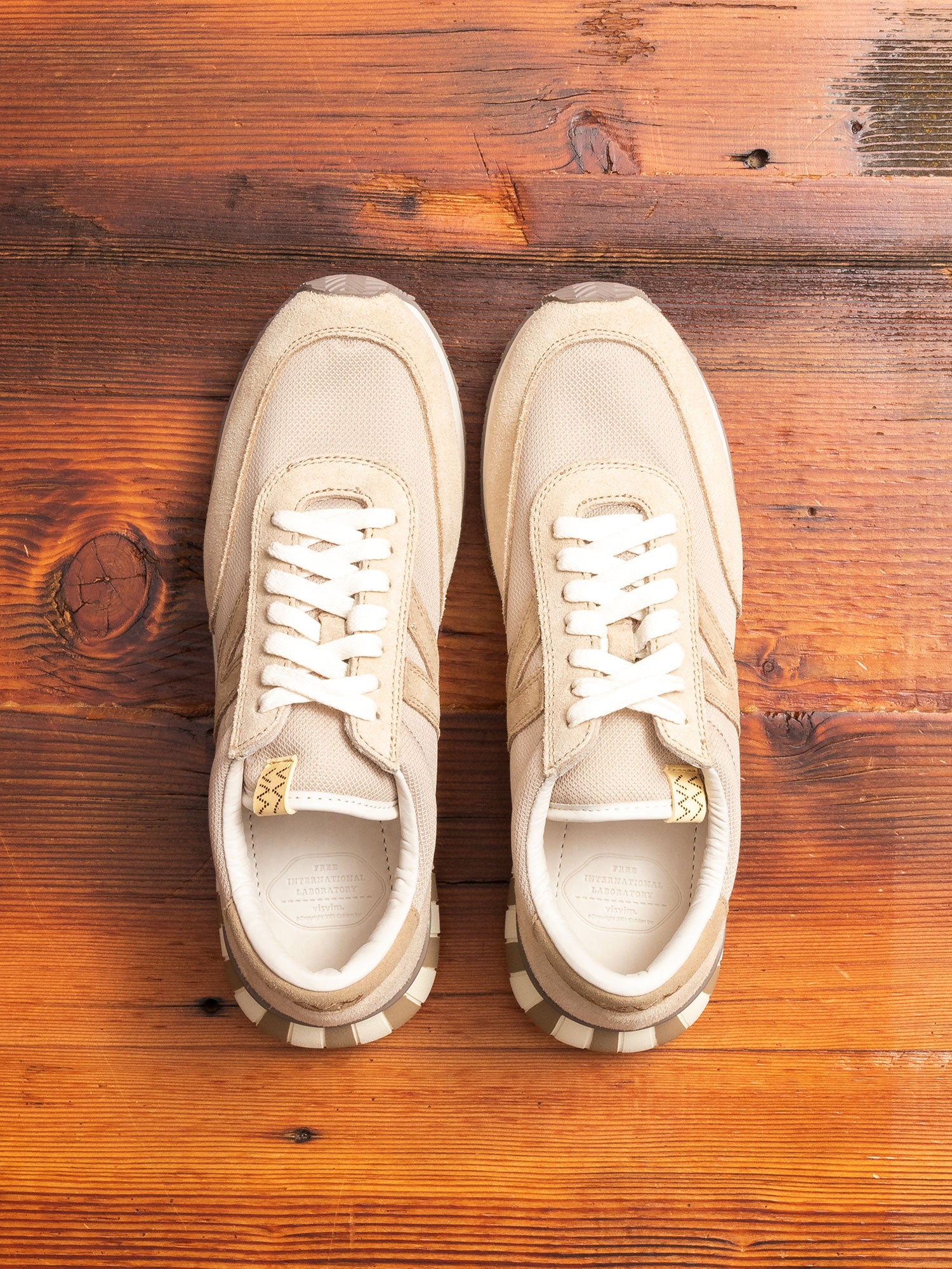 Visvim Attica Trainers in Beige – Blue Owl Workshop