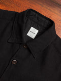 Wool Shirt Jacket in Black