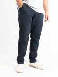 Garment Dyed Tapered Pants in Black