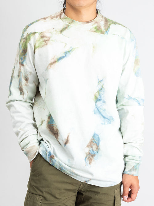 Long Sleeve University T-Shirt in Earth Dye