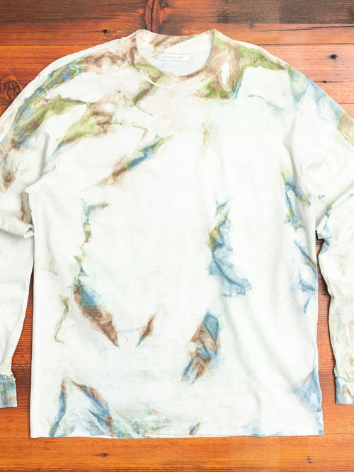 Long Sleeve University T-Shirt in Earth Dye