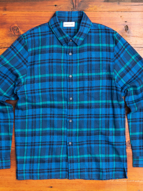 Sly Straight Hem Flannel in Coronado Check