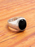 Tommy Signet Ring in Silver/Onyx