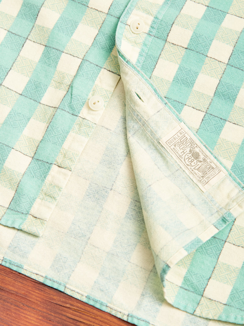 Farrell Workshirt in Green/Cream