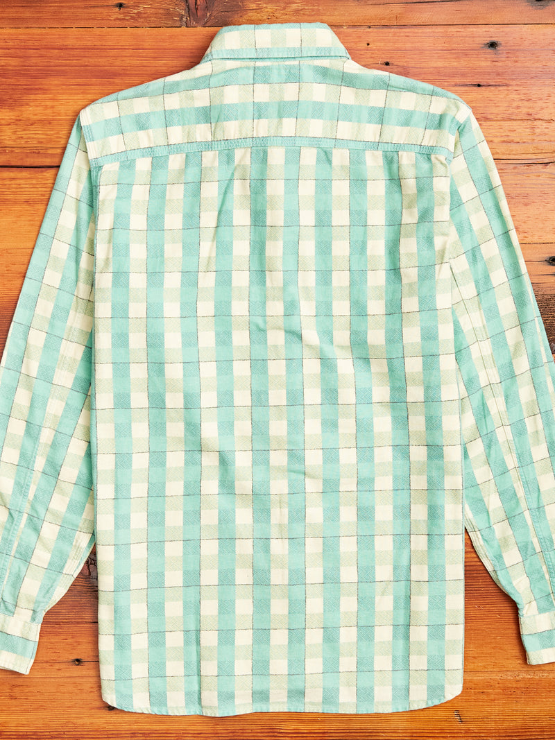Farrell Workshirt in Green/Cream