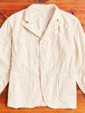 Bedford Jacket in Natural Flat Twill