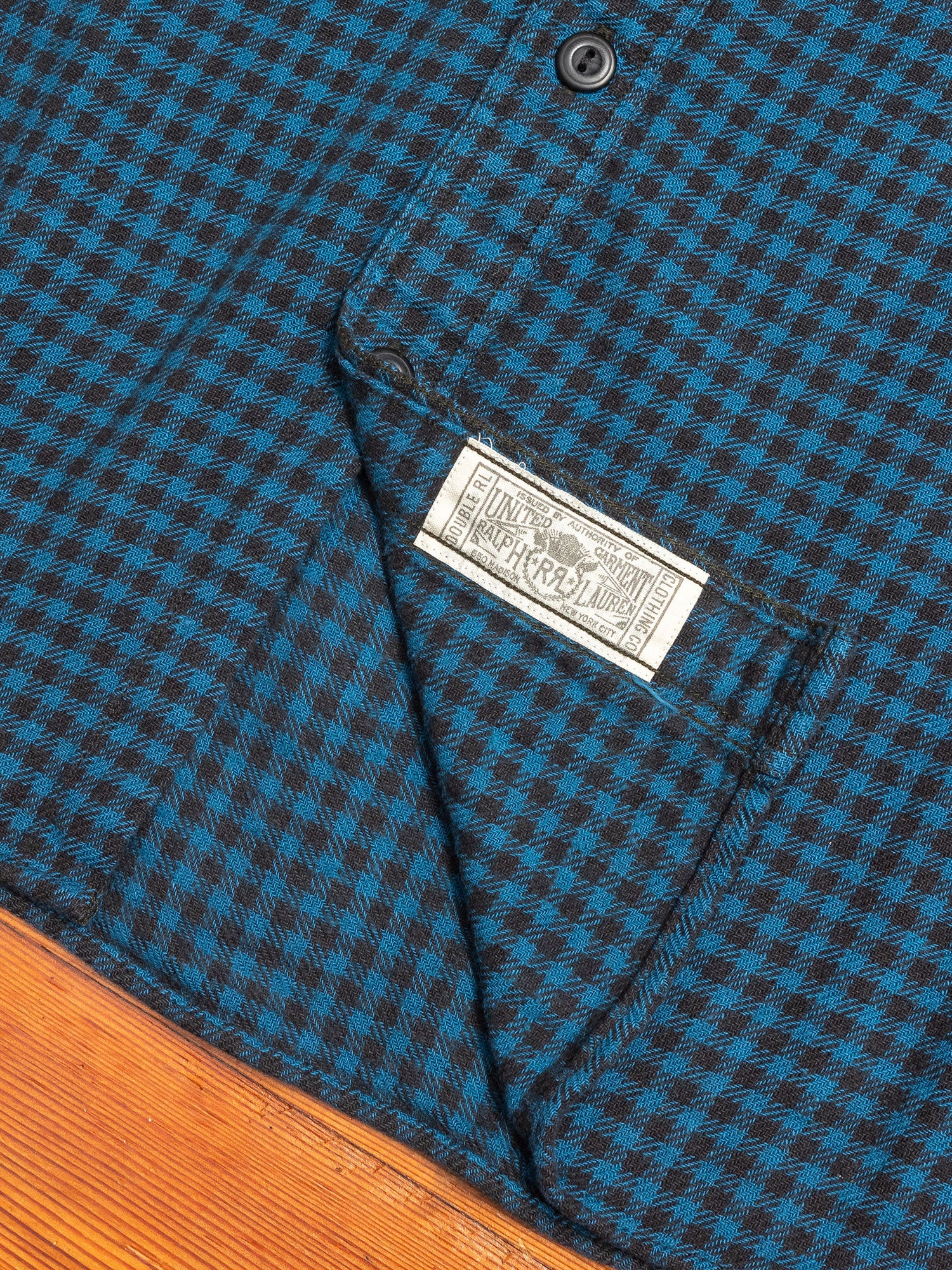 Linen Plaid Farrell Work Shirt in Blue/Sulphur Black – Blue Owl