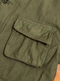 Fatigue Long Jacket in Olive