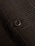 Linen-Wool Work Shirt in Glen Check