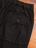 One-Tuck Wide Pants in Black