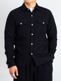 CPO Shirt in Black Overdye Sashiko