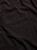 Organic Cotton Tubular Pocket T-Shirt in Black