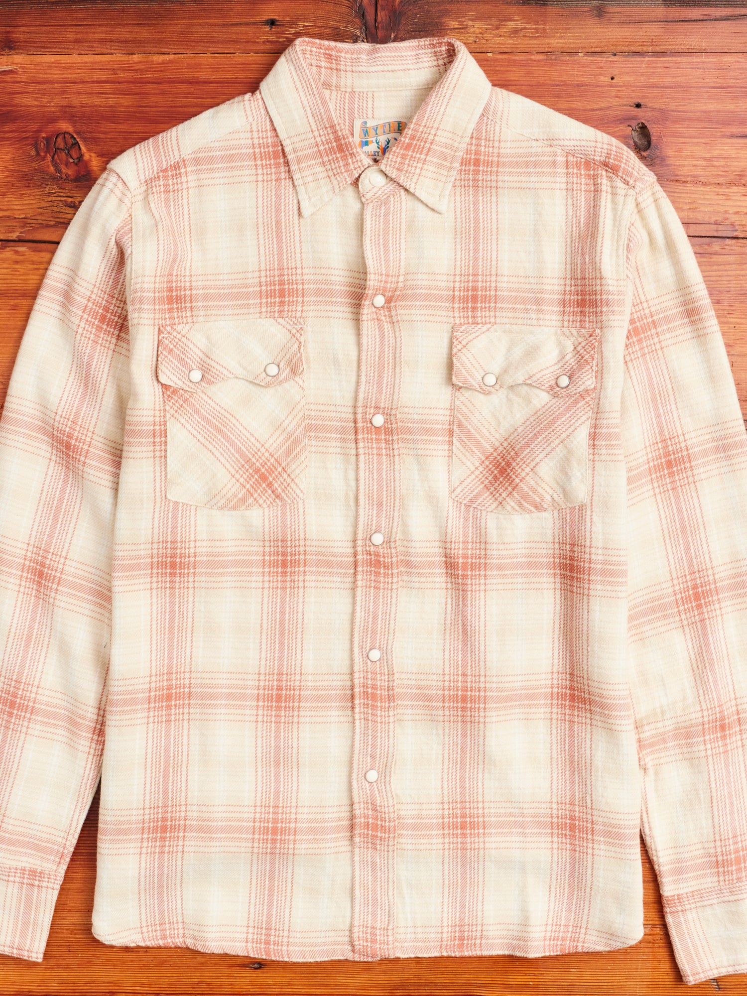 Washed Flannel Pearl Snap Shirt in Idaho Autumn – Blue Owl Workshop