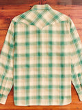 Washed Flannel Pearl Snap Shirt in San Luis Valley