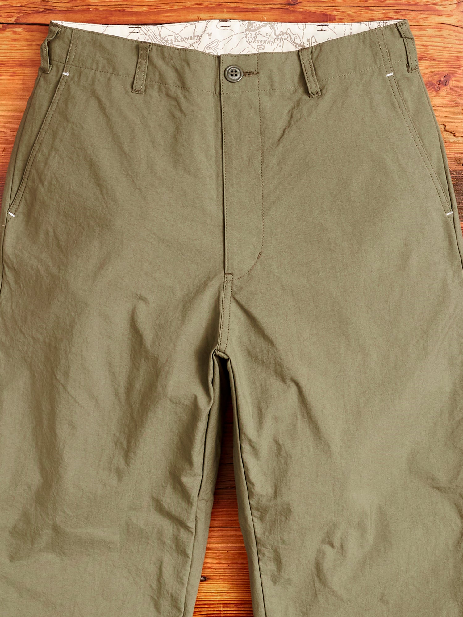 POCKETS エプロンkhaki (nylon chino) POCKETS エプロンkhaki (nylon chino)