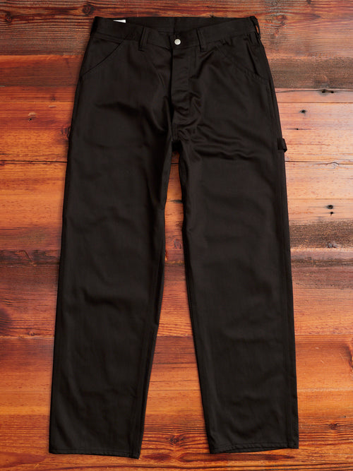 Pruner Pants in Black Military Satin