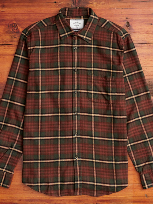 Smog Button-Up Shirt in Green
