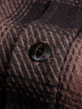 Crosscut Flannel in Charcoal Twill Plaid