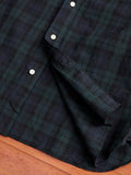 Indigo Check Button-Down Shirt in Blackwatch