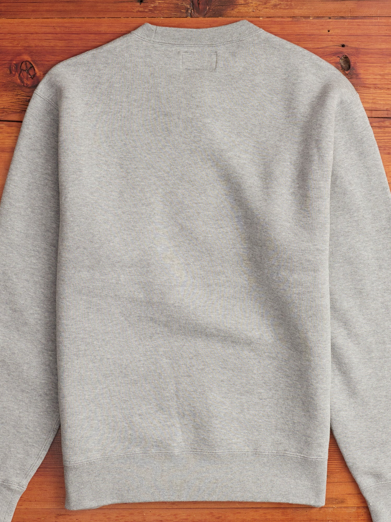 Japan-Made Fleece Crewneck in Heather Grey – Blue Owl Workshop