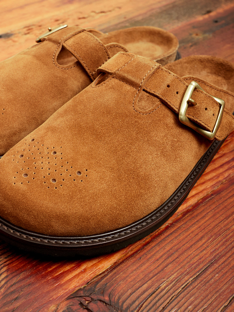 Gs Mules Buggs Suede Mule in Camel – Blue Owl Workshop