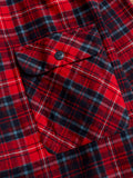 Carter Camp Shirt in Red Plaid