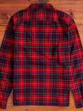 Carter Camp Shirt in Red Plaid