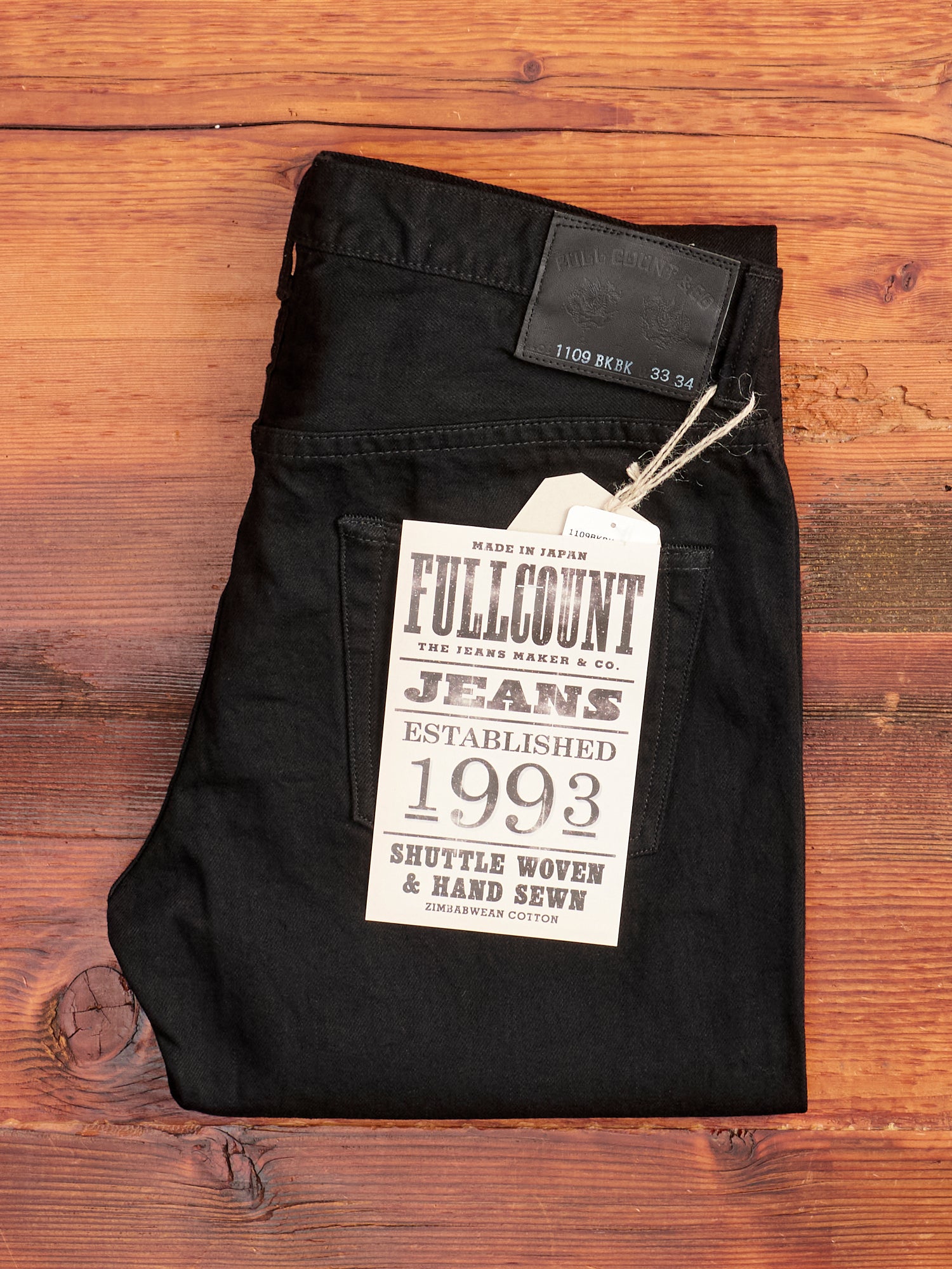 1109BKBK 13.5oz Double Black Selvedge Denim - Slim Fit – Blue Owl