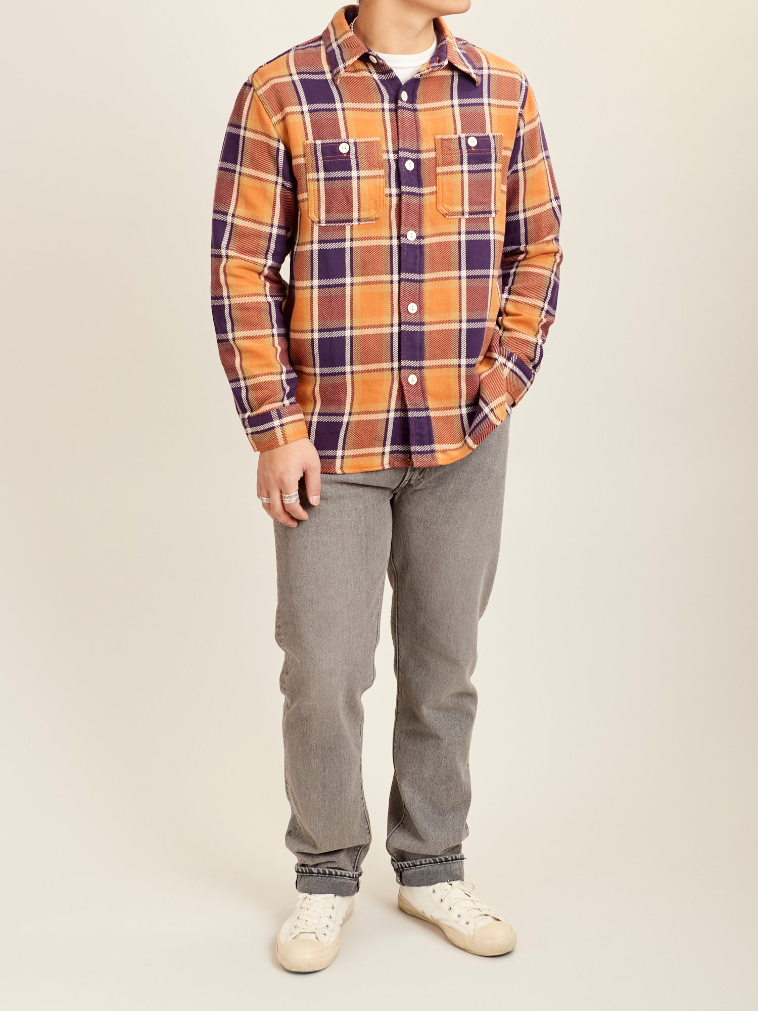 トップス FULLCOUNT / 4070 Cotton Flannel Shirt Original Check Cotton Flannel Shirt 