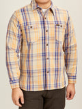 720WS Heavy Flannel Shirt in Beige