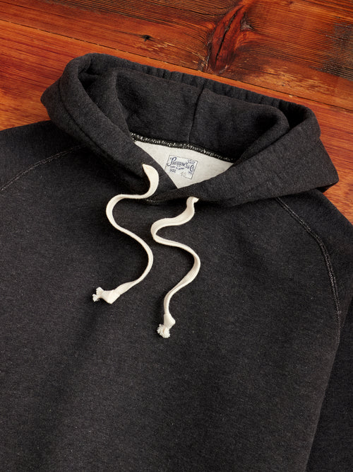 Loopwheel Parka Hoodie in Charcoal