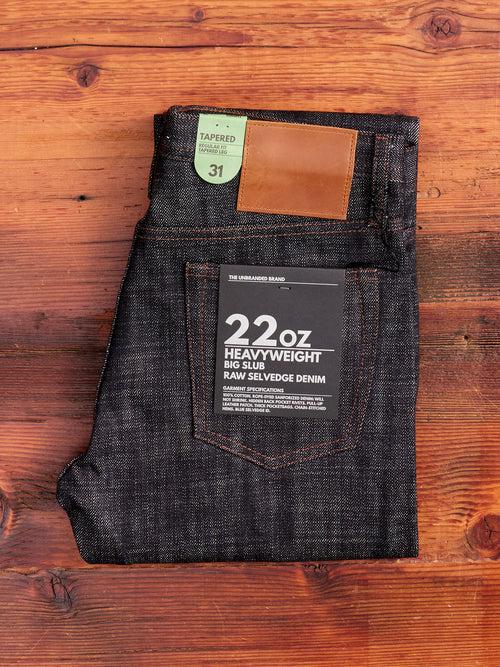 UB270 Big Slub 22oz Selvedge Denim - Tapered Fit