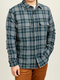 Phelps Flannel Shirt in Emerald
