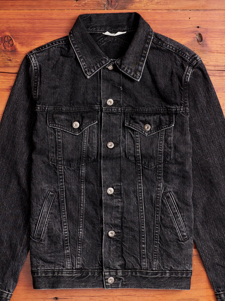 222x Stonewashed Type-3 Denim Jacket in Black