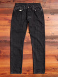 CT-222xs 12oz Stonewashed Double Black Selvedge Denim - Classic Tapered Fit